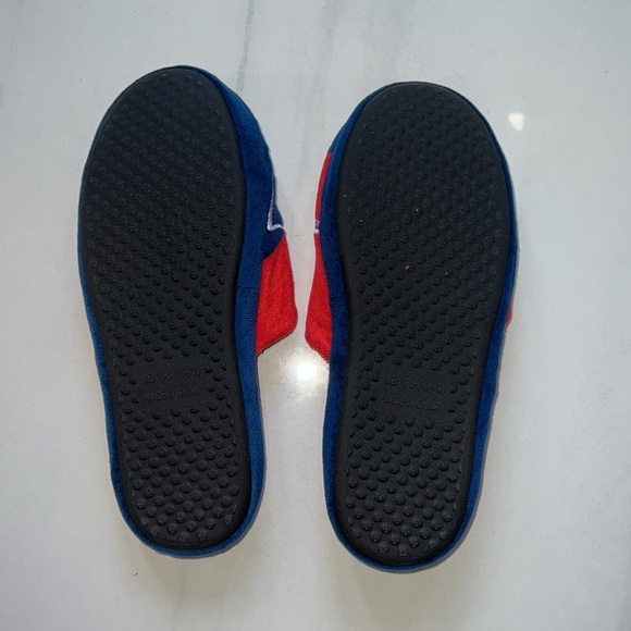 Patriots Red and Blue Slippers - Picture 2 of 3